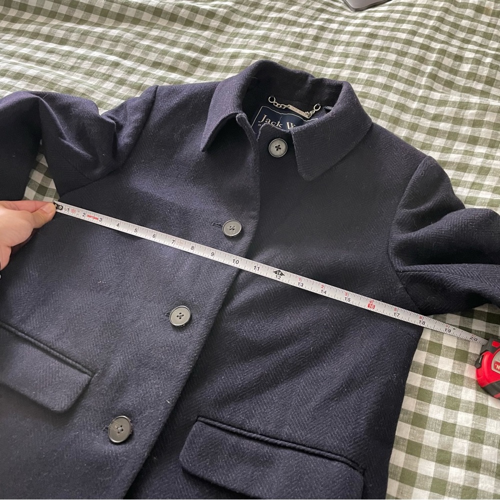 Jack Wills Navy Peacoat Size 6 - Picture 4 of 7